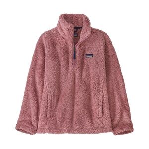 Patagonia Girls Los Gatos Fuzzy 1/4 Zip Jacket - Pink